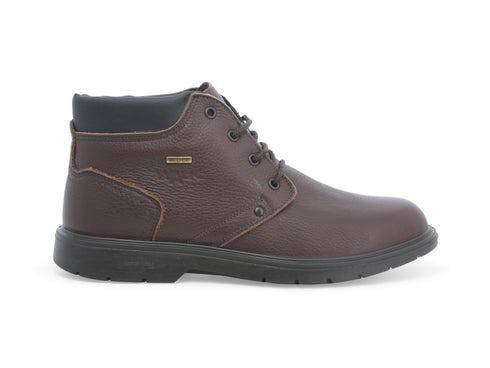 Melluso Polacchino Comfort Tomaia Impermeabile in Pelle Marrone U15454D-226971